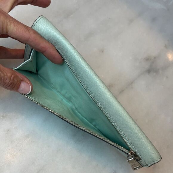 Coach Wallet Leather Cross Grain Slim Full Sized Multi compartment Wallet - Picture 7 of 16